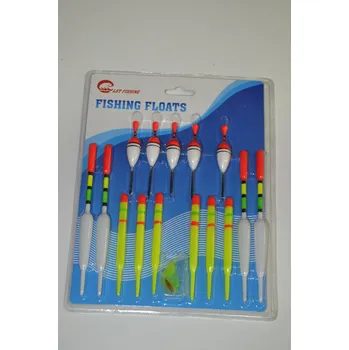 Signalizace záběru Sada rybářských splávků 15ks, splávek, splávky