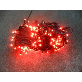 Vánoce PRC VENKOVNÍ VÁNOČNÍ OSVĚTLENÍ 100 LED - ČERVENÉ