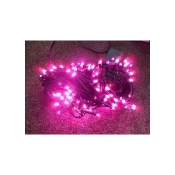 Vánoční dekorace PRC VÁNOČNÍ OSVĚTLENÍ 140 LED - RŮŽOVÉ ZD