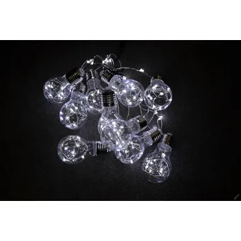 Vánoce PRC VÁNOČNÍ OSVĚTLENÍ 100LED - DIODY V ŽÁROVCE - BÍLÉ