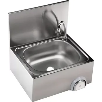 Kuchyňská pracovní deska UMYVADLO S MÍSÍCÍ BATERIÍ, TEPLÁ A STUDENÁ VODA (KOLENOVÉ OVLÁDÁNÍ)