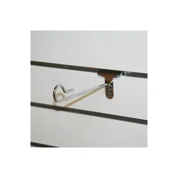 Prodejní regál SLAT hák / háček TOP - Bijou 200 mm, chrom