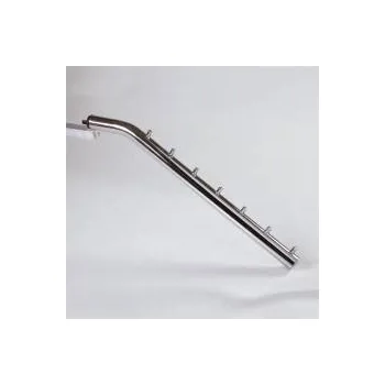 Prodejní regál Prodejní systém SPOT 25, vodopád, 7 kolíčků, chrom