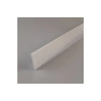 Lišty na cenovky, cenovková lišta samolepicí, 40x1250 mm, bílé pozadí