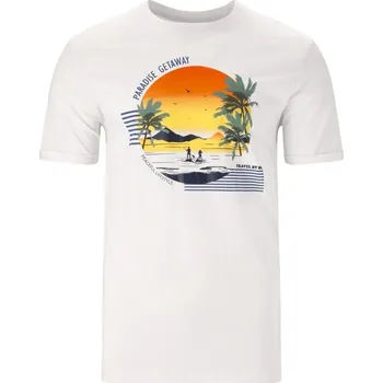 Pánské tričko Pánské tričko Cruz Flair M velikost S bílá