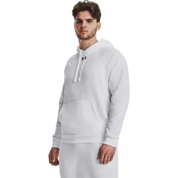 Pánská mikina Pánská mikina Under Armour Rival Fleece Hoodie velikost 3XL white
