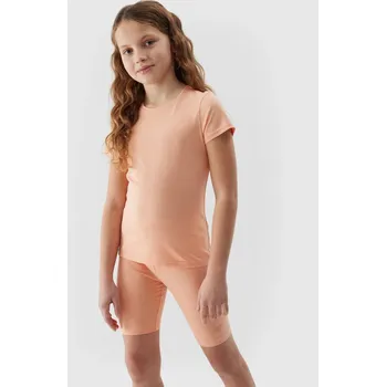 Pánské tričko Dívčí hladké tričko 4F velikost 164 oranžová