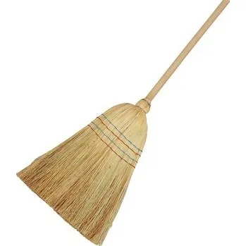 MASTA rýžové koště 4 švy s dřevěnou násadou