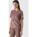 Dámské rychleschnoucí cyklistické triko 4F - růžové velikost S růžová