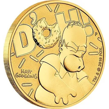 Zlatá mince 1 Oz The Simpsons™ - Homer 2020
