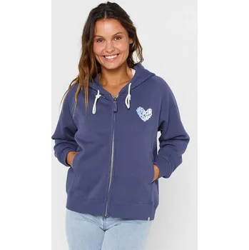 Dámská mikina mikina RIP CURL Galcia Full Zip Fleece NAVY velikost oblečení XL