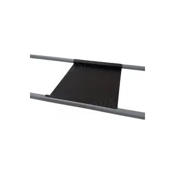 Věšák Spodní polička pro štendr EOS, 300 x 380 mm, tloušťka 1,5 mm, černá