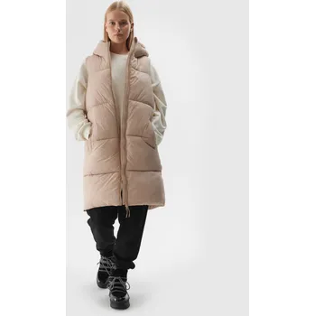 Dámská prošívaná vesta 4F velikost S beige