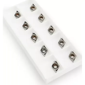 Příslušenstí k soustruhu Výměnná břitová destička DCGT070204 - na hliník, sada 10 ks