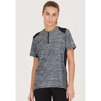 Dámské tričko Dámské cyklistické tričko Endurance Marimba W Melange Cycling/MTB S/S Tee velikost 38 ebony