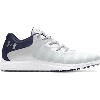 Golfová obuv Dámská bezspiková obuv Under Armour W Charged Breathe 2 Knit SL velikost bot 7.5 šedá