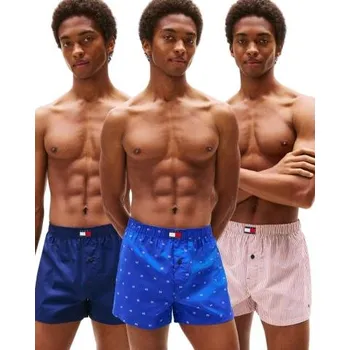 Trenýrky Pánské trenýrky Tommy Hilfiger UM0UM03613 WOVEN BOXER modrá XL