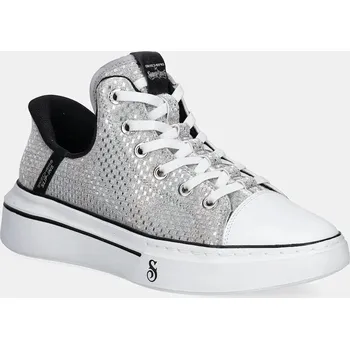 Pánská obuv Tenisky Skechers SNOOP ONE DISCO stříbrná barva, 186006 SLV, EUR 40