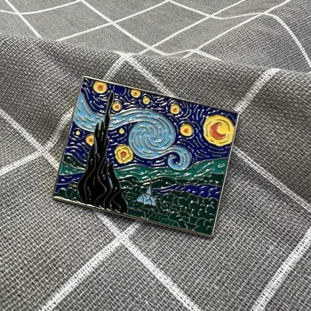 Nejznámější obraz Vincenta van Gogha - Hvězdná noc - větší