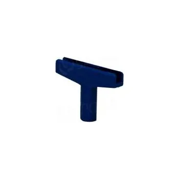 T-kus pro vytvoření stojanu, typ M, šířka 60 mm, modrý