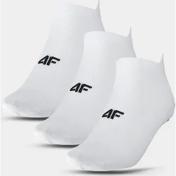 Dámské ponožky Pánské ponožky 4F 3-pack velikost 43-46 bílá