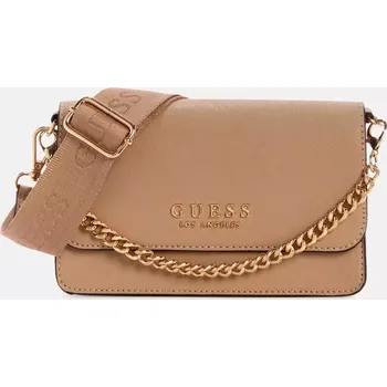 Kabelka GUESS dámská kabelka,crossbody Indira hnědá