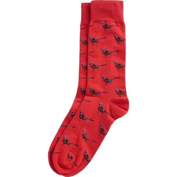 Pánské ponožky Barbour Mavin Socks — Red/Pheasant