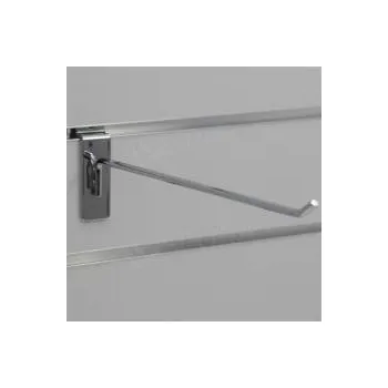 Prodejní regál SLAT hák / háček, délka 300 mm, chrom