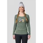 Dámské bavlněné tričko Hannah Elara velikost 38 laurel wreath