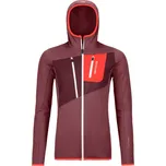 Dámská mikina s kapucí ORTOVOX Fleece Grid Mountain Rose – L