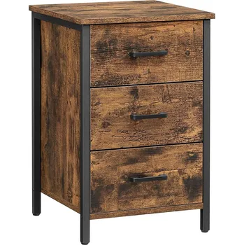 Noční stolek Noční stolek Vasagle Cefra hnědý