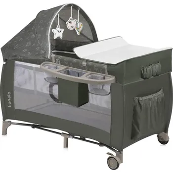 Dětská postýlka Lionelo - Cestovní postýlka SVEN PLUS Beige Olive