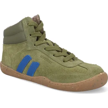 Dívčí zimní obuv Barefoot zimní boty bLIFESTYLE - wildbienenStyle khaki zelené Velikost: 34