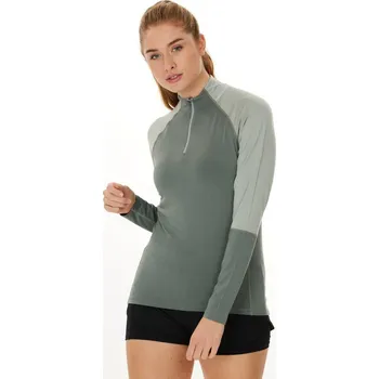 Dámské tričko Dámské běžecké tričko Endurance Abbye W Midlayer velikost 44 desert green