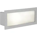 EGLO 88008 - Venkovní zápustné svítidlo ZIMBA 1xE27/60W stříbrná/bílá IP44