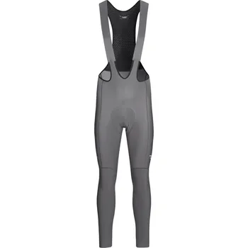 Cyklistické kalhoty Pas Normal Studios Essential Thermal Long Bibs - Stone Grey