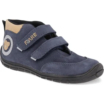 Dětská sportovní obuv Barefoot dětské kotníkové boty Fare Bare - A5121205 Visby modré Velikost: 26