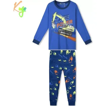 Chlapecké pyžamo Chlapecké pyžamo Kugo MP1370 petrolejové