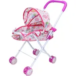 Hluboký kočárek pro panenky 48 × 28 × 54 cm