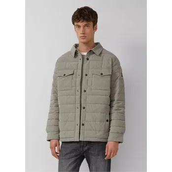 Pánské tričko s.Oliver pánská zateplená manšestrová bunda šedá Velikost: L