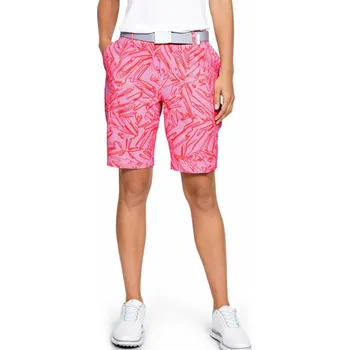 Dámské golfové kraťasy Under Armour Links Printed Short velikost 4 lipstick