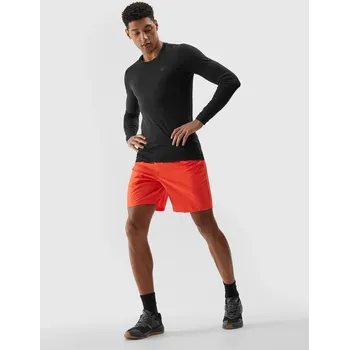 Pánské sportovní šortky z recyklovaných materiálů 4F velikost M oranžová