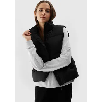 Dámská vesta Dámská péřová vesta 4F velikost XL deep black