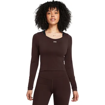 Dámské tričko Under Armour Train Seamless LS velikost L brown