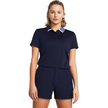 Dámské termoprádlo Dámské polo triko Under Armour Playoff Pitch Polo velikost M černá