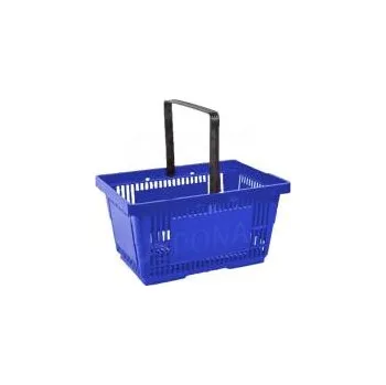 Nákupní košík Nákupní košík, s jednou rukojetí, modrý, plast