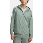 Pánská bunda Under Armour Launch Hooded Jacket velikost S silica green