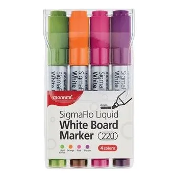 Monami Popisovač na bílé tabule Monami, sada 4 barev