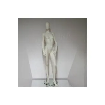 Figurína Figurína, manekýna dámská S244EG, abstraktní, matná bílá, včetně podstavce