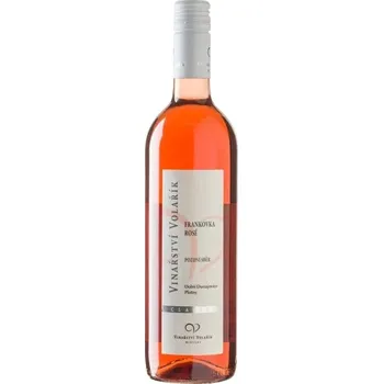 Víno Frankovka rosé 2023, pozdní sběr, Plotny, polosladké, Volařík, 0,75l